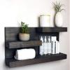 Modern Farmhouse Bathroom Shelf or Entry Way Shelf view 2