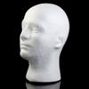 ExhilaraZ Men Mannequin Styrofoam Foam Manikin Head Model Wig Glasses Hat Display Stand White view 3