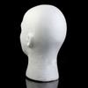 ExhilaraZ Men Mannequin Styrofoam Foam Manikin Head Model Wig Glasses Hat Display Stand White view 4