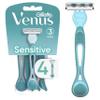 Gillette Venus Simply 3 Sensitive Women's Disposable Razors, Pack of 1 with 4 razors view 1