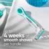 Gillette Venus Simply 3 Sensitive Women's Disposable Razors, Pack of 1 with 4 razors view 3