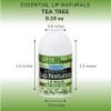 Lip Naturals | Mini Tea Tree Balm with Sunscreen (SPF-15) | Made in USA with Coconut Oil, Tea Tree Oil, and Peppermint Oil | 12-Count Mini Lip Balm Pack with Tea Tree Mint Flavor (0.10oz/3g Each) view 3
