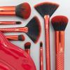 MODA MWAH! 5pc Full Face Makeup Brush Kit  Soft Vegan Brushes for Blush, Contour, Highlight & Eyes with Fun Lip-Inspired Design view 3
