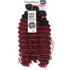 Organique Mastermix DEEP WAVE 3PCS 24"/26"/28" (2 Dark Brown) - Shake-N-Go Synthetic Weave view 2