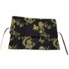 Black and Gold Brocade Straight Edge Razor Storage view 1