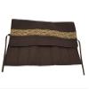 Brown with Gold Band Straight Edge Razor Storage view 1