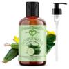 8oz Cucumber Seed Oil, 100% Pure and Natural, Cold-pressed, Unrefined, Moisturizer for Skin and Hair - Includes Pump & Flip Cap view 1