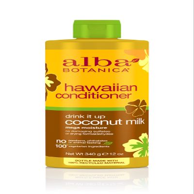 Alba Botanica Natural Hawaiian Conditioner Coconut Milk, 12 oz