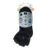 Earth Therapeutics Aloe Vera Socks  Infused with Natural Aloe Vera & Vitamin E  Helps Dry Feet, Cracked Heels, Calluses, Dead Skin - Use with Your Favorite Lotions - Black/Black (2 Pairs) view 1