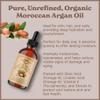 8oz Moroccan Argan Oil, 100% Pure and Natural, Cold-pressed, Organic  Works Magic on Your Skin and Hair - Includes Pump & Flip Cap view 2