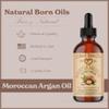 8oz Moroccan Argan Oil, 100% Pure and Natural, Cold-pressed, Organic  Works Magic on Your Skin and Hair - Includes Pump & Flip Cap view 3