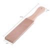 DIY Leather Strops Kit with Wooden Handle Leather Strop Double Sided Leather Paddle Strop for Leather Knife Sharpening Polishing Leather Strop view 2
