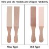 DIY Leather Strops Kit with Wooden Handle Leather Strop Double Sided Leather Paddle Strop for Leather Knife Sharpening Polishing Leather Strop view 3