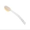 Bass Brushes | Esthetician Grade Bath & Body Brush | 100% Natural Bristle FIRM | High Polish Acrylic Handle | Square Style | Crystal Clear Finish | Model 79T - CLC view 4