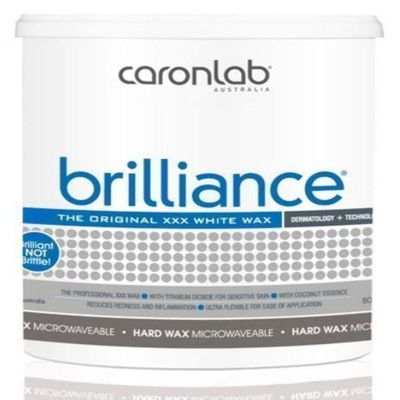 Caronlab Brilliance Hard Wax Microwave - Hypoallergenic - 1 count 800 g