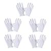 Amiiqi 24 Pairs/48 Peces Medium Size White Cotton Gloves Cotton Cosmetic Moisturizing Therapeutic Washable Gloves for Cosmetic Moisturizing and Coin Inspection (24 Pairs) view 3