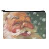 Christmas Holiday Santa Claus Tasting Snowflakes Makeup Cosmetic Bag view 1