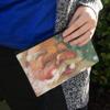 Christmas Holiday Santa Claus Tasting Snowflakes Makeup Cosmetic Bag view 3