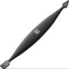 Zwilling Twinox M 47203-401-0 Double Instrument Hands Feet Care Man Woman Manicure Pedicure Cuticle Diamond Like Carbon Coating Matte Black view 2