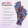 ManiGlovz - The Original UPF 50+ UV Light Protective Nail Gloves | Gel Manicure Gloves and Anti-UV Fingerless Gloves for Women | Can be Used as Sun Protection Gloves for Driving | CamoCraze Print view 3