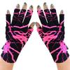 ManiGlovz - The Original UPF 50+ UV Light Protective Nail Gloves | Gel Manicure Gloves and Anti UV Fingerless Gloves for Women | Can be Used as Sun Protection Gloves for Driving |Pink Lightning Print view 1