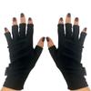 ManiGlovz -The Original Dermatologist Recommended UPF 50+ UV Protective Manicure and Sunblock Fingerless Gloves, Sun Protection, Driving and Gel Manicure Gloves in Black view 1