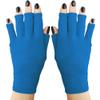 ManiGlovz -The Original Dermatologist Recommended UPF 50+ UV Protective Manicure and Sunblock Fingerless Gloves, Sun Protection, Driving and Gel Manicure Gloves in Dreamin' of Turks view 1