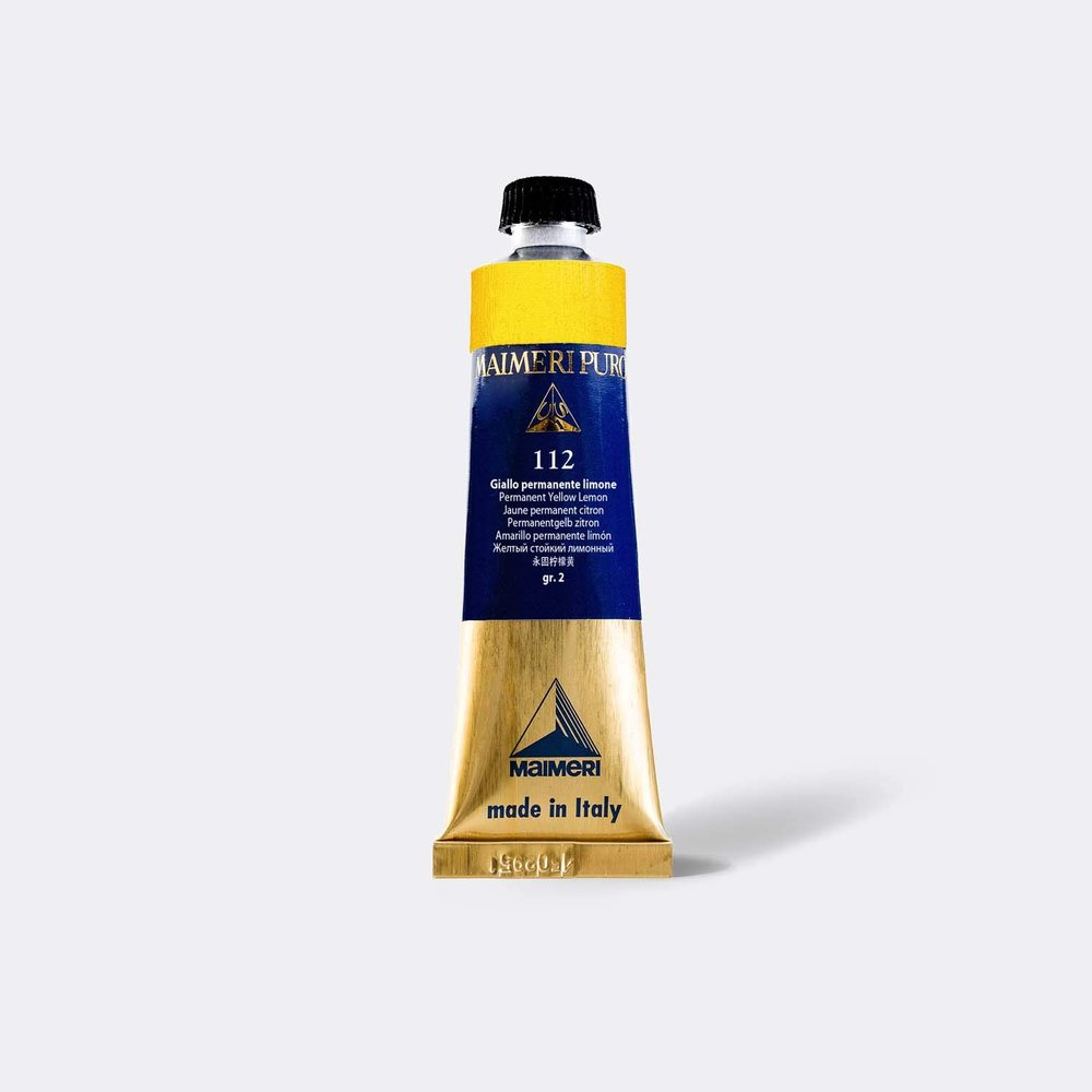 Maimeri Puro Oil Colors - Permanent Yellow Lemon