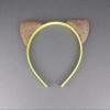 Gold Cat Ears Kitty Headband Sparkly Kawaii Cosplay Kitten Ear Hair Band Headbands for Women view 4