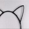 Black Ribbon Wrapped Cat Kitten Ears Headband Hair Band Accessory Kawaii Cosplay Headbands for Women view 4