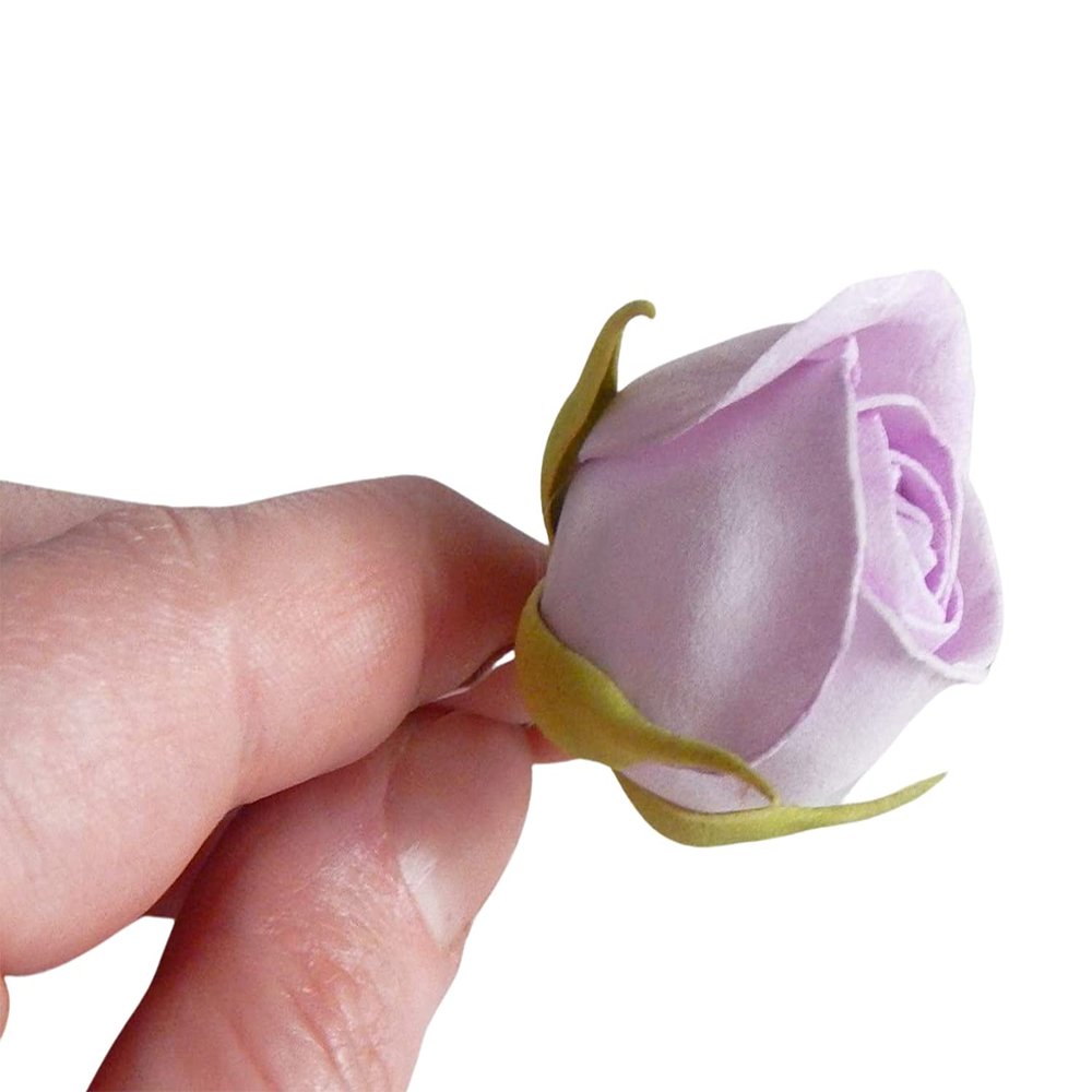 1 pc Bridal Floral Hairpin with Purple Rose Wedding Headpiece for Bride Flower Hair Pin