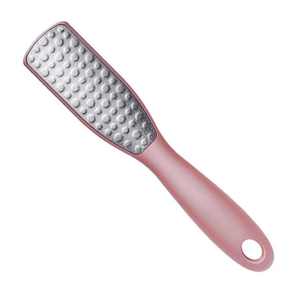 Foot File Callus Remover for Pedicure, Double Side Stainless Steel Foot Rasp, Feet Crack Trimming/Hard Rough Skin/Corn Scraper Tool for Wet & Dry Feet Care