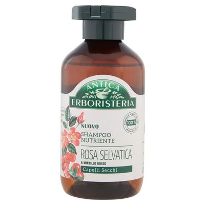 Antica Erboristeria "Rosa Selvatica Wild Rose and Cranberry Shampoo 8.45fl..oz (250ml) Package