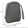 Tatonka Small Cosmetic Bag with Carrying Strap and Three Additional Flat Pockets, Titanium Grey, 1,5 Liter (23 x 13 x 8 cm) view 4