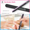 20Pack Nail Files, TsMADDTs Double Sided Emery Board 100 180 Grit Manicure File for Natural Acrylic Artificial Nail for Girls Women Men view 4