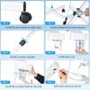 HomGarden Professional Facial Steamer, Hot Mist & Timer Function, Adjustable Height and Angle, Vaporizador Facial Professional Steamer On Wheels for Home Use & Spa Salon Skin Cleasning view 2