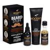 Woody's Beard Stuff 3 Piece Kit, Beard & Tattoo Oil, Wash, 2 in 1 Facial Hair Conditioner, Cleanse, Moisturize, and Style view 1