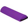 6" Diameter Deluxe Firm Support Massage Table Half Round Bolster - 6" x 3" x 25" Half Cylinder Pillow for Knees, Legs, Neck or Ankles (Purple) view 1