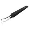 Blackhead Acne Extraction Tweezers - FEITA Pro & Surgical-Grade Stainless Steel Bend Curved Comedone Extractor Tweezer Tool for Remove Whitehead and Clogged Pores, Pimple - Black view 1