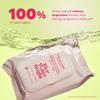 The Face Shop Rice Water Bright Makeup Remover Wipes for Face with Rice Extract, Brightening, Moisturizing, Infused with Cleansing Milk, Vegan Disposable Cleansing Facial Wipes, Korean Skin Care view 3