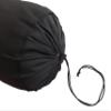 Saffron Black Long Bolster Pillowcase - Yoga Massage Round Bolster Cover for Bed Sofa Chair Couch Lounge Cotton 10" Diameter x 24" Long (25 cm Diameter x 60 cm Long) Removable Cover view 2