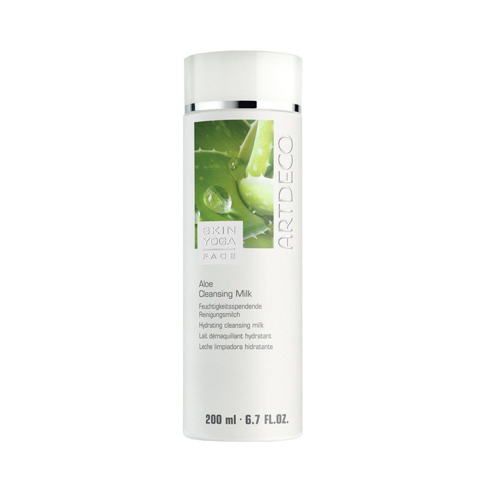 ARTDECO Aloe Cleansing Milk - Nourishing Cleansing Milk with Precious Plant Extracts - Gently Removes Makeup to Leave the Skin Feeling Smooth - Face Wash - Facial Skin Care Products - 7.03 Fl Oz