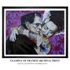 Gypsy Rose by Dottie Gleason Tattoo Girl Umbrella Tattoo Framed Fine Art Print view 3