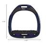 Green Composite Range Mixed Ultra-Grip Frame Color: Navy Footbed Color: Black Elastomers: Purple view 2