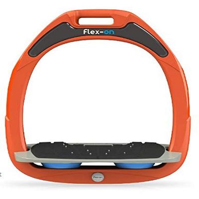 Flex on Green Composite Range Mixed Ultra-Grip Frame Color: Orange Footbed Color: Gray ELASTOMERS: Light Blue