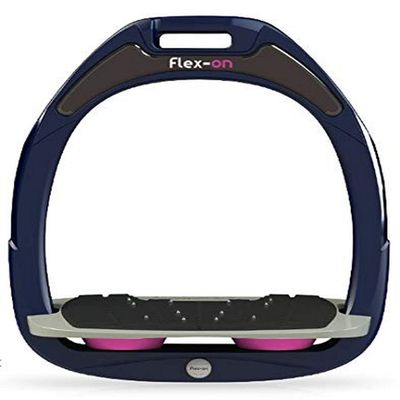 Flex on Green Composite Range Mixed Ultra-Grip Frame Color: Navy Footbed Color: Gray ELASTOMERS: Pink