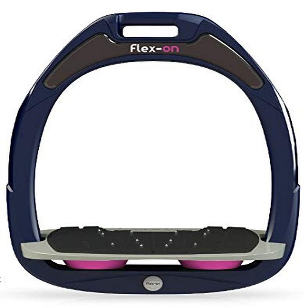 Flex on Green Composite Range Mixed Ultra-Grip Frame Color: Navy Footbed Color: Gray ELASTOMERS: Pink