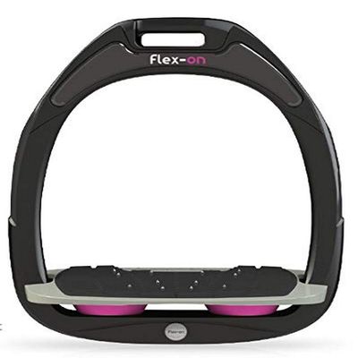 Flex on Green Composite Range Mixed Ultra-Grip Frame Color: Black Footbed Color: Gray ELASTOMERS: Pink
