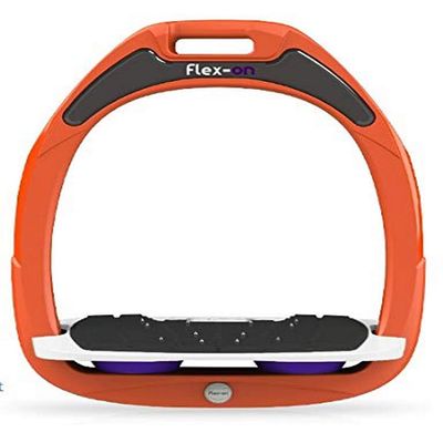 Flex on Green Composite Range Mixed Ultra-Grip Frame Color: Orange Footbed Color: White ELASTOMERS: Purple
