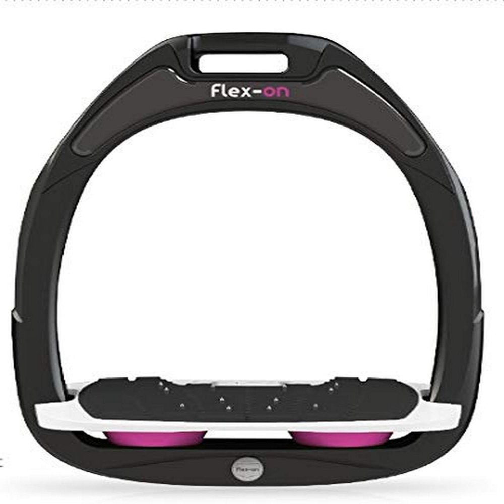 Flex on Green Composite Range Mixed Ultra-Grip Frame Color: Black Footbed Color: White ELASTOMERS: Pink